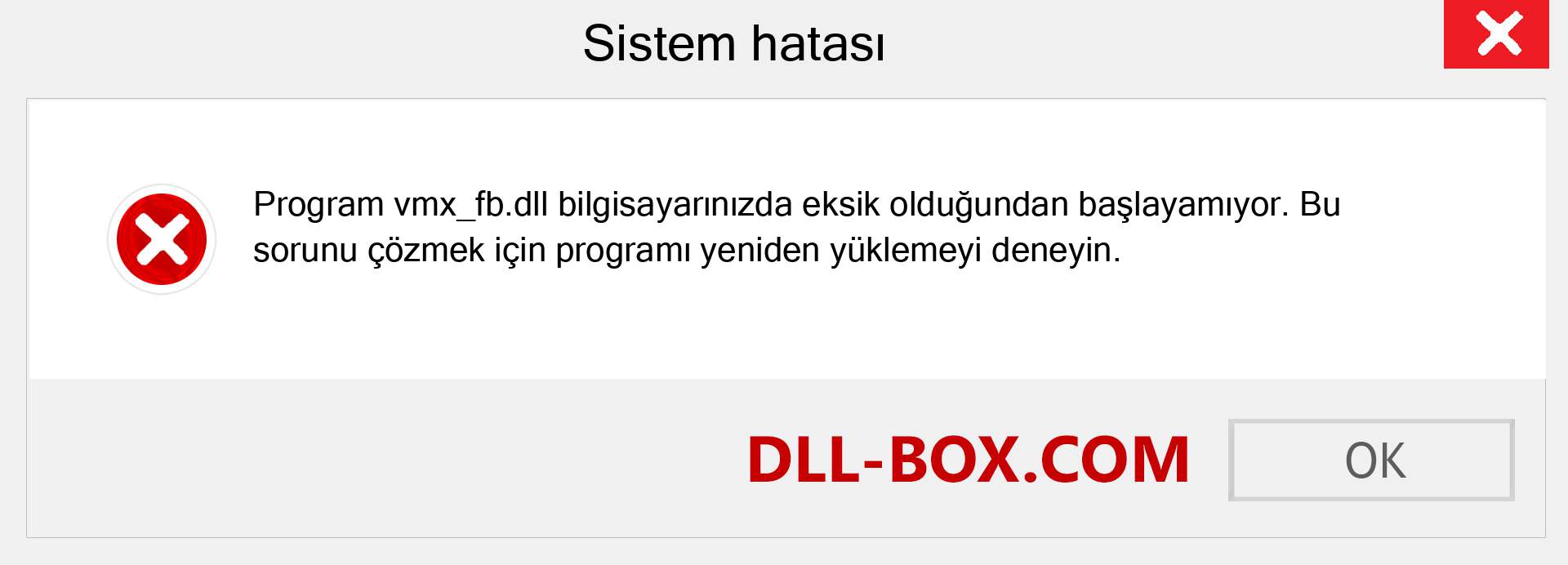 vmx_fb.dll dosyası eksik mi? Windows 7, 8, 10 için İndirin - Windows'ta vmx_fb dll Eksik Hatasını Düzeltin, fotoğraflar, resimler